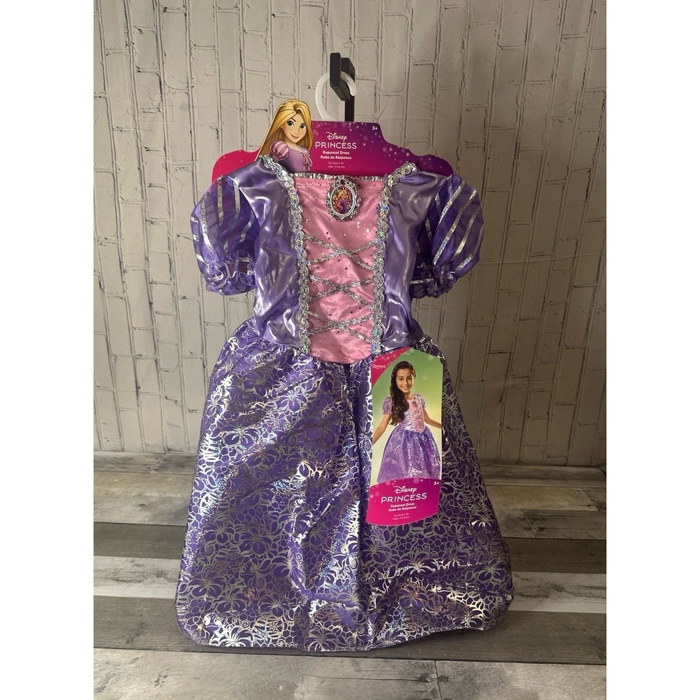 *NEW* Princess Rapunzel Tangled Girls 4-6X Dress Up Costume